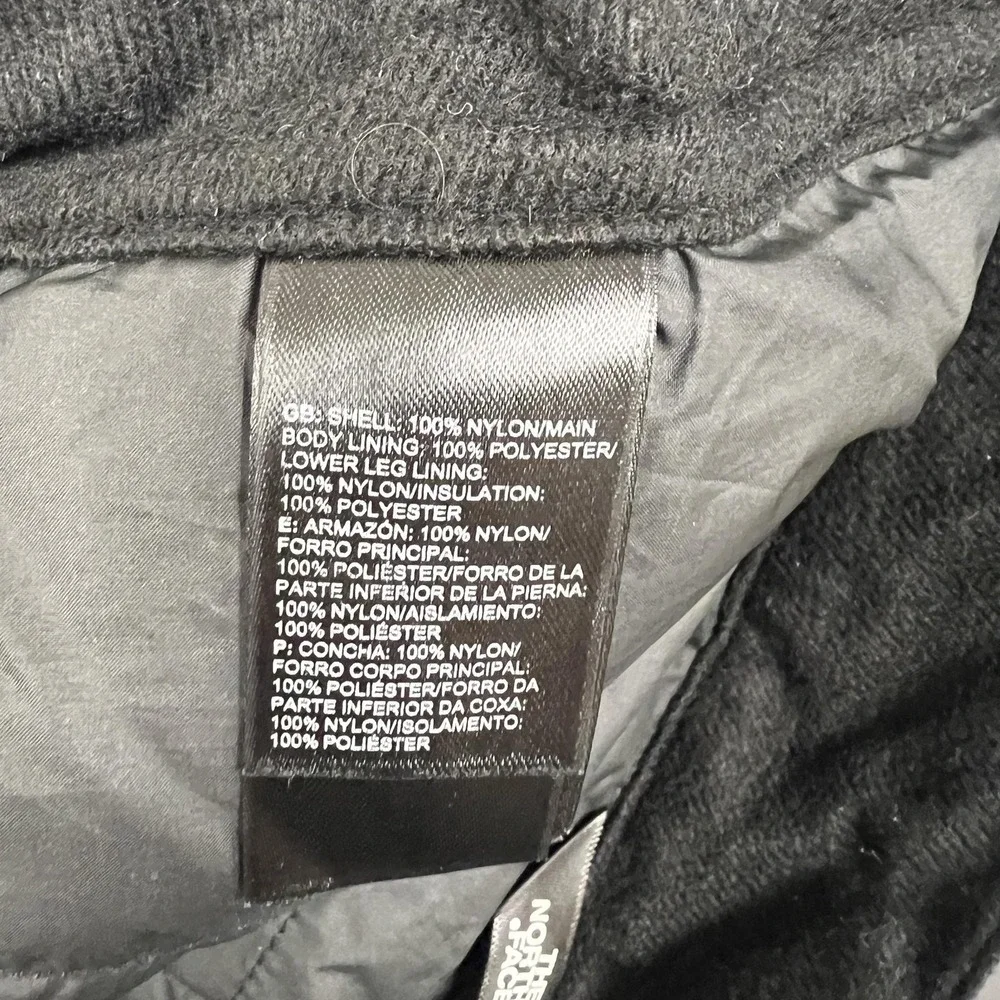The North Face Snow Pants Mens M Gray DryVent Insulated Lined Ski Cargo 34x30